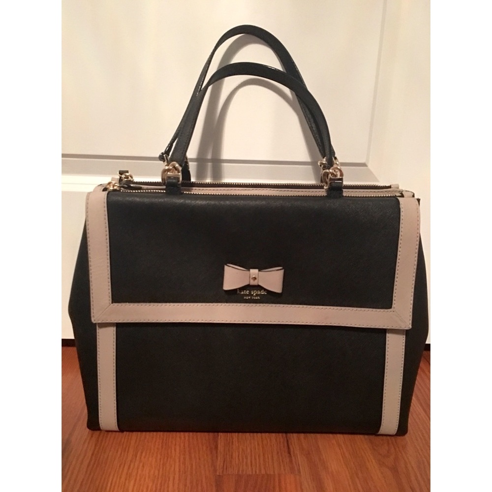 Kate Spade Hazel Court Mason Black Large Tote